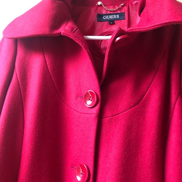 GUESS Red Coat - Picture 4 of 6